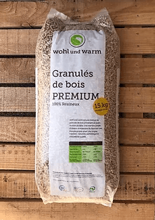 sac de granulés de bois premium